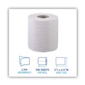 Cleaning & Janitorial Supplies | Boardwalk B6180 125 ft. 2-Ply Septic Safe Toilet Tissue - White (96/Carton) image number 4