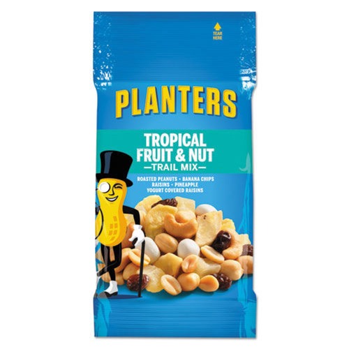 Snacks | Planters GEN00260 2 oz.Bag Tropical Fruit and Nut Trail Mix (72/Carton) image number 0
