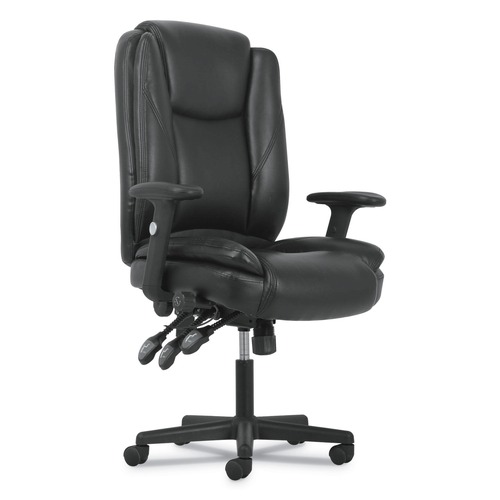  | Basyx HVST331 17 in. - 20 in. Seat Height High-Back Executive Chair Supports Up to 225 lbs. - Black image number 0