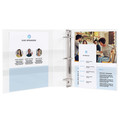 Office Jansan | Avery 17142 11 in. x 8.5 in. 3 Rings 1.5 in. Capacity TouchGuard Protection Heavy-Duty View Binders with Slant Rings - White image number 2