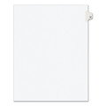 Office Jansan | Avery 01052 11 x 8.5 Avery Style Preprinted Legal Exhibit Side 10-Tab Index Dividers - White (25/Pack) image number 0
