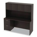 Office Jansan | Alera ALEVA256624ES Valencia Series 65 in. x 23.6 in. x 29.5 in. Credenza Shells - Espresso image number 5
