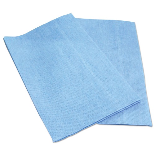 Office Jansan | Boardwalk BWK-N8220 13 in. x 21 in. Foodservice Wipers - Blue (150/Carton) image number 0