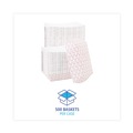 Just Launched | Boardwalk BWK30LAG500 5 lbs. Capacity Paper Food Baskets - Red/White (500/Carton) image number 4