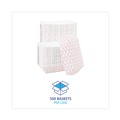 Food Trays, Containers, and Lids | Boardwalk BWK30LAG500 5 lbs. Capacity Paper Food Baskets - Red/White (500/Carton) image number 4