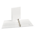 Office Jansan | Avery 09301 11 in. x 8.5 in. 3 Rings 1 in. Capacity Durable View Binder with DuraHinge and EZD Rings - White image number 0
