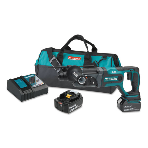 Rotary Hammers | Makita XRH04T 18V LXT Cordless Lithium-Ion SDS-Plus 7/18 in. Rotary Hammer Kit image number 0