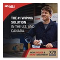Cleaning & Janitorial Supplies | WypAll 41600 X70 12-1/2 in. x 12-2/5 in. Cloths - White, Jumbo (870 Towels/Roll) image number 3