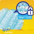 Dusters | Swiffer 99036 2 in. x 6 in. Dust Lock Fiber Refill Dusters - Light Blue (72/Carton) image number 3