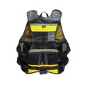 Stanley FMST530201 12 in. x 17 in. x 3.5 in. FATMAX Tool Vest - One Size, Gray/Black/Yellow image number 1