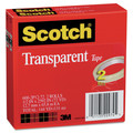 Tapes & Adhesives | Scotch 600-2P12-72 0.5 in. x 72 yds 3 in. Core Tape - Transparent (2/Pack) image number 1