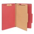  | Universal UNV10213 Bright Colored Pressboard Classification Folders - Legal, Ruby Red (10/Box) image number 1