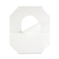 Cleaning & Janitorial Supplies | Boardwalk BWKK2500B 14.17 in. x 16.73 in. Premium Half-Fold Toilet Seat Covers - White (250/Sleeve, 10 Sleeves/Carton) image number 4