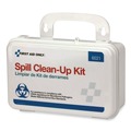 First Aid | First Aid Only 6021 7.5 in. x 4.5 in. x 2.75 in. BBP Spill Cleanup Kit - White (1-Kit) image number 6