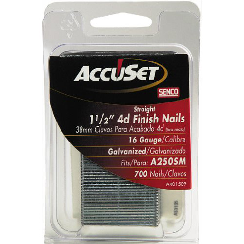Nails | SENCO A401509 16-Gauge 1-1/2 in. Straight Strip Finish Nails (700-Pack) image number 0