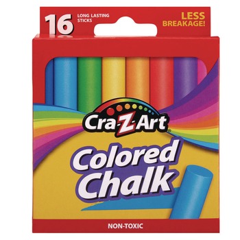 Cra-Z-Art Colored Chalk - Assorted Colors (16/Pack)