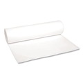 Trash Bags | Boardwalk H8647HWKR01 56 Gallon 0.6 mil 43 in. x 47 in. Low-Density Waste Can Liners - White (100/Carton) image number 0