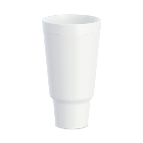 Labor Day Sale! Save $30 off $199! | Dart 44AJ32 44 oz. J Cup Insulated Foam Pedestal Cups - White (300/Carton) image number 0
