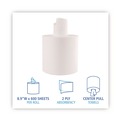 Paper Towels and Napkins | Boardwalk SOD410321 7.6 in. x 8.9 in. 2 Ply Center-Pull Roll Towels - White (6/Carton) image number 5