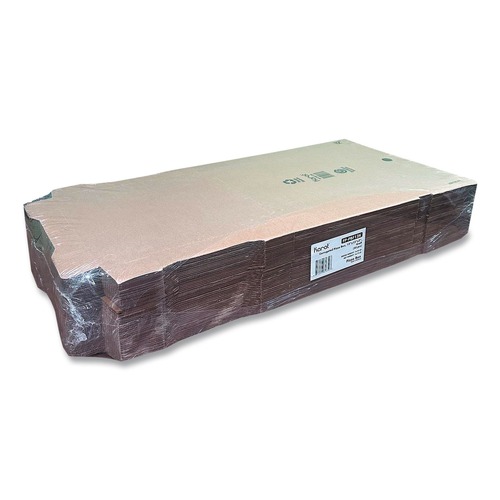 Food Trays, Containers, and Lids | Karat FP-PBF12K 12 in. x 12 in. x 2 in. Corrugated Pizza Box - Kraft (50/Carton) image number 0
