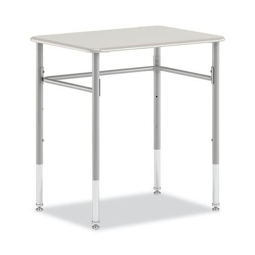 Office Desks & Workstations | HON HLDV-MRECT2026A.E.G1.T1 20 in. x 26 in. x 23 in. to 33 in. Rectangle SmartLink Student Desk - White (2/Carton) image number 0