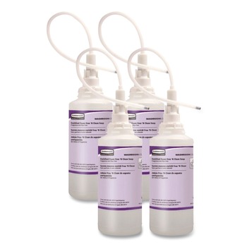 Rubbermaid Commercial 800 mL TC OneShot Moisturizer Enriched Foam Soap Refill - Unscented (4/Carton)
