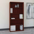 Office & Office Supplies | Bush WC24414 35.63 in. x 15.38 in. x 72.78 in. Series C Collection Five-Shelf Bookcase - Hansen Cherry image number 2