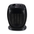 Portable Heaters | Alera ALEHECH09 1500 W 7.12 in. x 5.87 in. x 8.75 in. Ceramic Heater - Black image number 0
