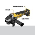Angle Grinders | Factory Reconditioned Dewalt DCG405BR 20V MAX XR Lithium-Ion Brushless Slide Switch 4.5 in. Cordless Small Angle Grinder with KICKBACK BRAKE (Tool Only) image number 3