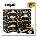 Trash & Waste Bins | Furloo FLO220 8 in. x 13 in. Open-Face Commercial Grade Dog Waste Station Refill Bags - Black (4000/Carton) image number 3