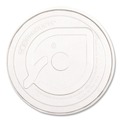 Office Jansan | Eco-Products EP-FLCC GreenStripe 9 to 24 oz. Renewable and Compost Cold Cup Flat Lids - White (1000/Carton) image number 1