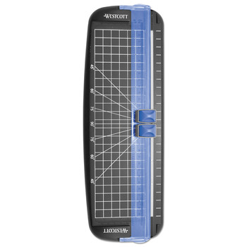 Westcott 6.38 x 12 10-Sheet Multi-Purpose Plastic Base Personal Trimmer