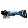 Angle Grinders | Factory Reconditioned Bosch GWS18V-8B15-RT 18V Brushless Lithium-Ion 4-1/2 in. Cordless Angle Grinder Kit (4 Ah) image number 2