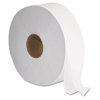 GEN G1513 2-Ply 1375 ft. Length Septic Safe Jumbo Bath Tissues - White (6 Rolls/Carton)