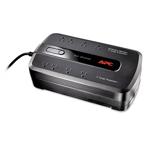 Labor Day Sale! Save $30 off $199! | APC BE650G1 BE650G1 340 Joules 650 VA 8 Outlets Back-UPS ES 650 Battery Backup System image number 0