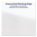 Office Jansan | Avery 01703 11 x 8.5 Allstate Style Preprinted Legal Exhibit Side 51 to 75 Tab Index Dividers - White (25-Pieces/Set) image number 8