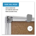  | MasterVision CA271790 Earth Series 72 in. x 48 in. Aluminum Frame Cork Board image number 5
