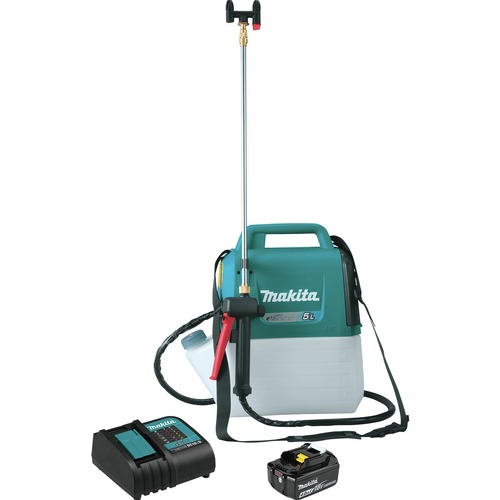 Sprayers | Makita XSU03SM1 18V LXT Lithium‑Ion Cordless 1.3 Gallon Sprayer Kit (4 Ah) image number 0