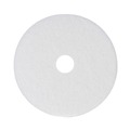 Cleaning & Janitorial Accessories | Boardwalk BWK4014WHI 14 in. Polishing Floor Pads - White (5/Carton) image number 0