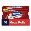 Toilet Paper | Charmin 80772596 2-Ply Septic Safe Ultra Strong Bathroom Tissue - White (220 Sheets/Roll, 16 Rolls/Pack) image number 1