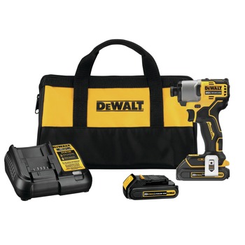 Factory Reconditioned Dewalt 20V MAX Brushless Lithium-Ion 1/4 in. Cordless Impact Driver Kit with 2 Batteries (1.5 Ah)