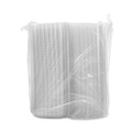 Food Trays, Containers, and Lids | Dart C95PST3 ClearSeal 9.4 in. x 8.9 in. x 3 in. 3-Compartments Hinged-Lid Plastic Containers (200/Carton) image number 1