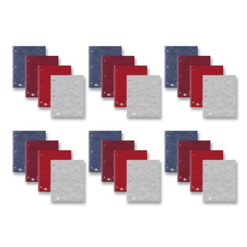 Roaring Spring 11 in. x 9 in. 100-Sheets Stasher 1-Subject Medium/College Rule Wirebound Notebook - Assorted Cover Color (24/Carton)