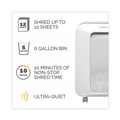  | Fellowes Mfg Co. 5015101 Powershred LX200 Micro-Cut Shredder with 12 Manual-Sheet Capacity - White image number 5