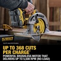 Circular Saws | Factory Reconditioned Dewalt DCS590WW1R 20V MAX XR Lithium-Ion Brushless 7-1/4 in. Cordless Circular Saw Kit with POWERPACK (8 Ah) image number 10