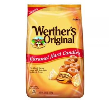 Green Rabbit 0072799933487 30 oz Original Hard Candies - Caramel
