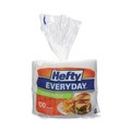 Cutlery | Hefty D28100 8.88 in. Soak Proof Tableware Foam Plates - White (100/Pack) image number 1