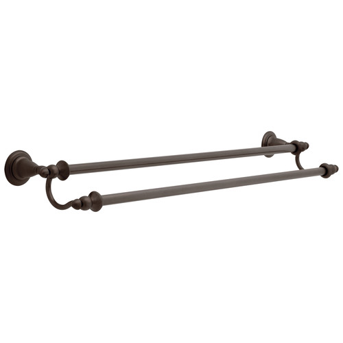 Bath Accessories | Delta 75224-RB Victorian 24 in. Double Towel Bar - Venetian Bronze image number 0