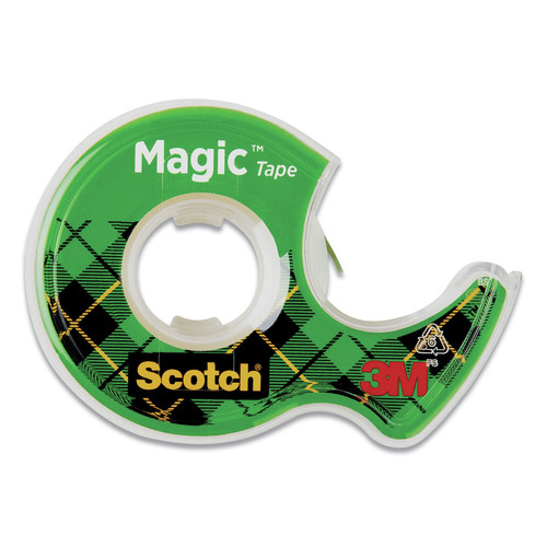 Bulk Savings Pricing 2 | Scotch 105 1 in. Core 0.75 in. x 25 ft. Magic Tape in Handheld Dispenser - Clear (1-Roll) image number 0