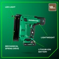 New Year New Savings! Save $25 off $150 | Metabo HPT N1804DBM 18V MultiVolt 18 ga. Cordless 1-1/2 in. Narrow Crown Stapler Kit (2 Ah) image number 3